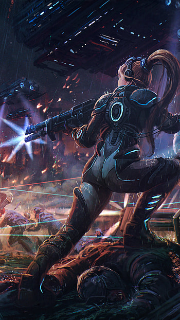 Heroes of the Storm, Nova , MOBA game, Blizzard entertainment HD phone wallpaper