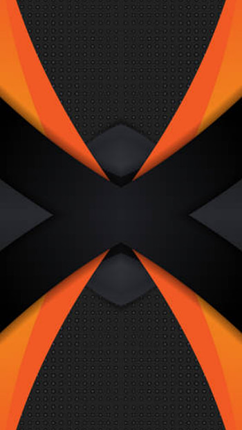 material design amoled, orange, 3d, modern, russia, neon, texture, black, pattern, abstract, glow HD phone wallpaper