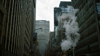 Concrete Jungle — Urban Steamscape, Skyscraper HD wallpaper
