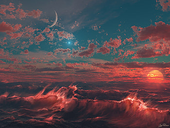 Scifi Planets Art, scifi, digital-universe, planets, artist, painting HD wallpaper