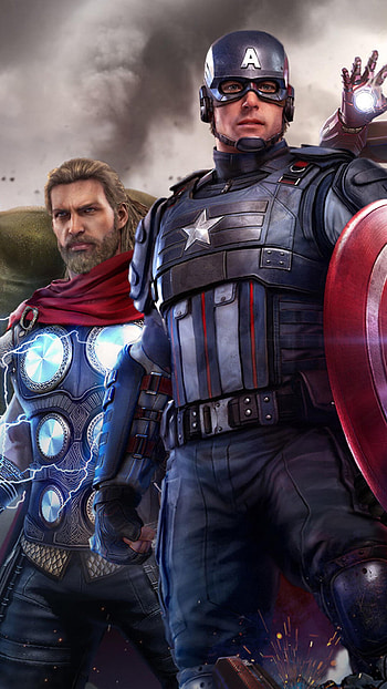 Captain America and Thor, Marvel HD phone wallpaper