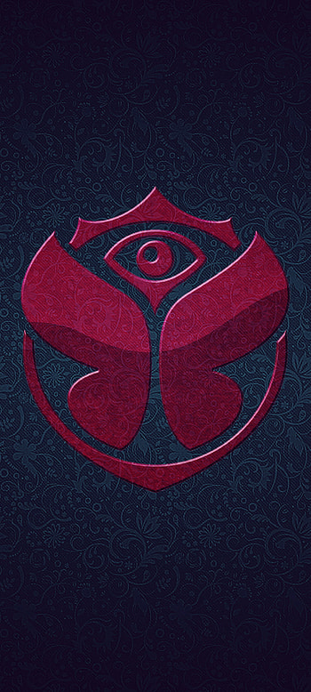 Tomorrowland Blue-Pink, Festival, Pattern, symbol, Pink, Blue, logo HD phone wallpaper