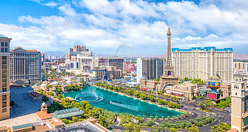 Las Vegas Skyline, Wheelchair accessible travel, Vibrant travel guide, Accessible attractions HD wallpaper