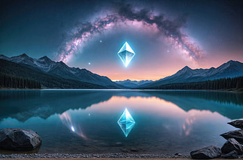 Cosmic Morning, manipulation, aurora, nature, reflection, artist, artwork, digital-art, deviantart HD wallpaper