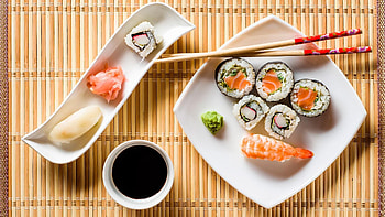 Best sushi , Stunning visuals, Japanese delight, High-definition art HD wallpaper