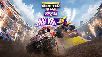 Banner Monster Jam Showdown Key Art Poster, video game, Monster Jam Showdown HD wallpaper