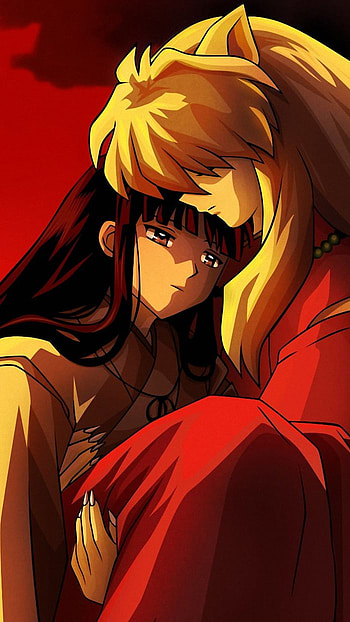 Love story, anime, inuyasha HD phone wallpaper