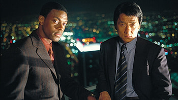 Rush Hour, Action-packed sequel, Thrilling backdrop, Intense suspense HD wallpaper