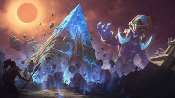 Worldbreaker Trundle Ice Pillar LoL LoR PC, video game, Legends of Runeterra, Trundle (League Of Legends) HD wallpaper