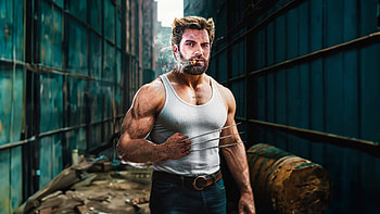 Cavillerine , deadpool-and-wolverine, deadpool-3, wolverine, henry-cavill, superheroes, artwork, digital-art, artstation HD wallpaper