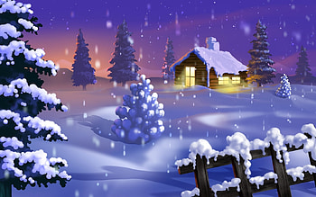Winter, Houses HD wallpaper