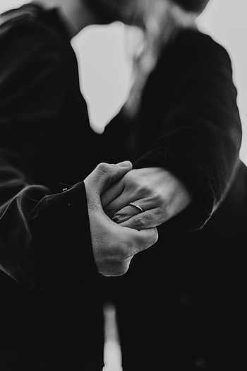 Love, Couple, Pair, Hands, Bw, Chb, Romance, Tenderness HD phone wallpaper