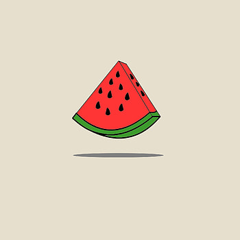 Art, Vector, Minimalism, Watermelon HD phone wallpaper