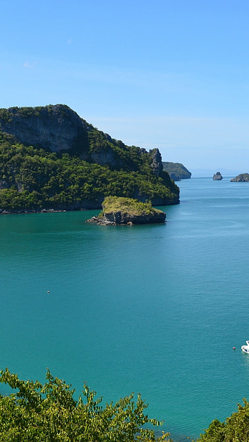 Thailand landscape, Koh Samui sea, Stunning , Tropical beauty HD phone wallpaper
