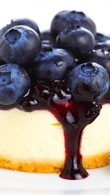 Delicious dessert , Blueberry pie delight, Tempting treat, Vibrant colors HD phone wallpaper