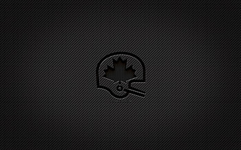 CFL carbon logo, , grunge art, Canadian Football League, carbon background, creative, CFL black logo, sports league, CFL logo, CFL HD wallpaper
