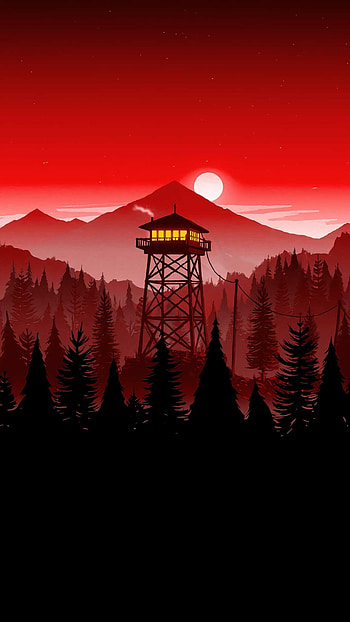 Firewatch HD phone wallpaper
