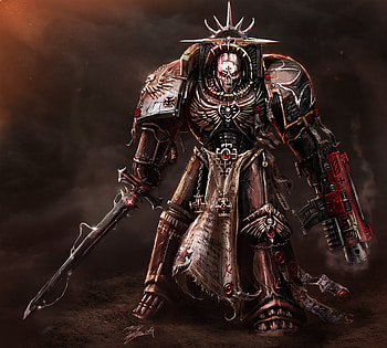 Black Templar, cg, fantasy, skull, knight, armored, warrior HD wallpaper
