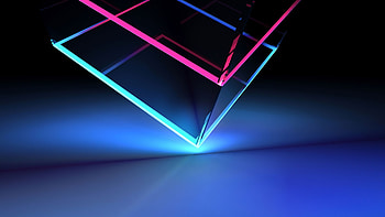 Neon, Abstract Shapes HD wallpaper