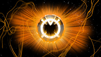 Symbol - Orange, white, black, orange, symbol HD wallpaper