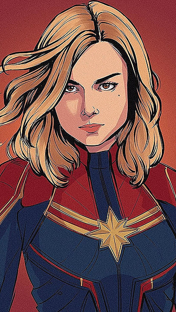 Captain Marvel, Captain, Marvel, Avengers HD phone wallpaper
