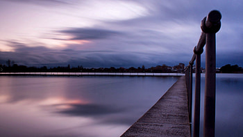 Nature, Sky, Sea, Wharf, Berth HD wallpaper