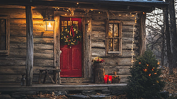 Rustic Holiday Charm: A Ultra Experience, rustic holiday, cabin, holiday decorations, Christmas, Rustic HD wallpaper