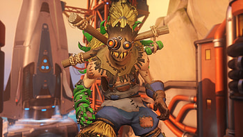 Scarecrow Junkrat, Airborn Studios, Overwatch concept art, Unique design HD wallpaper