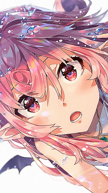 pink hair, Anime, girl, anime girl HD phone wallpaper