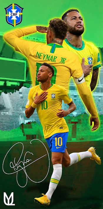 Neymar, world_cup, soccer, sports_jersey, brazil, psg, cbf, rio HD phone wallpaper