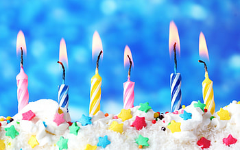 Candles, Birtay Party HD wallpaper