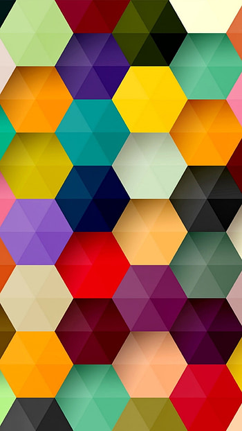 Hexagons, Geometry HD phone wallpaper