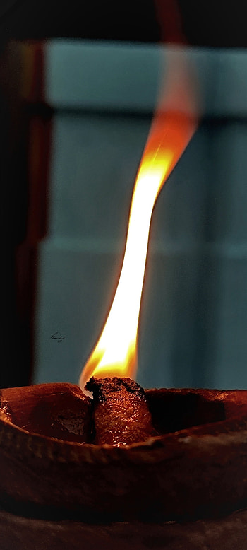 Happy Diwali, heat, diya, 2021, orange, clicksvf, prayer, fire, temple, god, graphy, blessing HD phone wallpaper