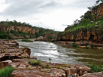 Nature, Rivers, Rocks HD wallpaper