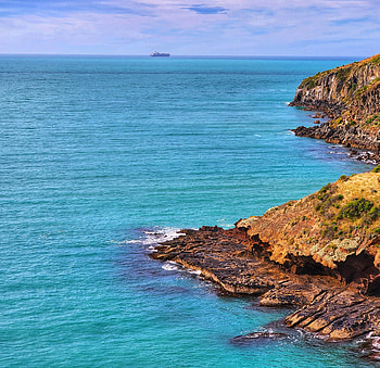 NZ, cloud, ocean, water HD wallpaper
