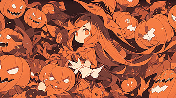 Halloween Pumpkin Fantasy, holiday, halloween HD wallpaper