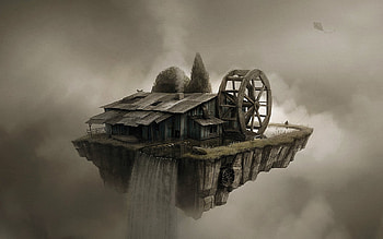 Building, Fantasy HD wallpaper