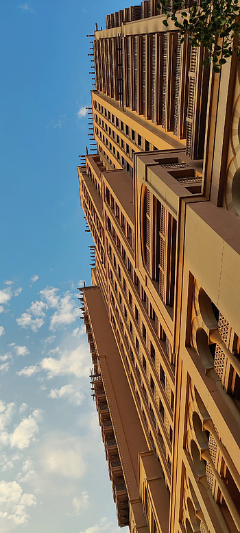 Doha Building, cloud, sky HD phone wallpaper