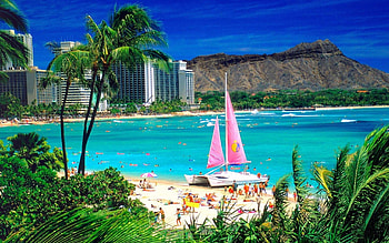 Hawaiian beaches, Sandy delights, Coastal retreats, Tranquil shores HD wallpaper