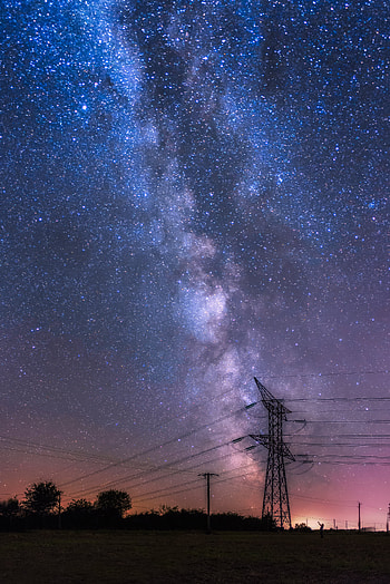 Universe, Stars, Starry Sky, Loneliness HD phone wallpaper