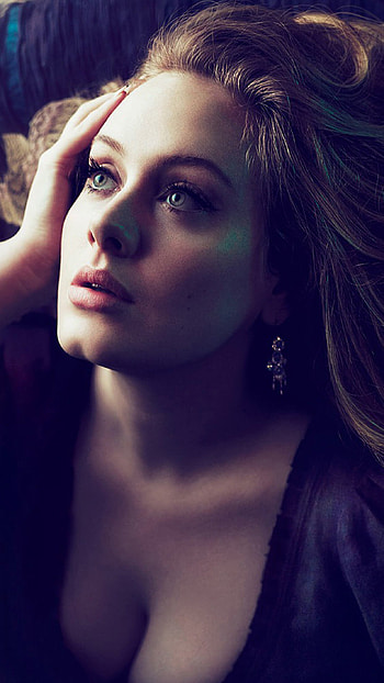 Adele, Vogue hoot, , Artistic background HD phone wallpaper