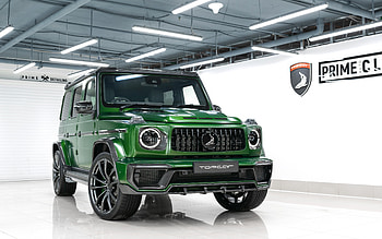 Mercedes-AMG G-class, TopCar, Green Inferno, G-Class tuning, W463, green G63 AMG, German cars, Mercedes-Benz HD wallpaper