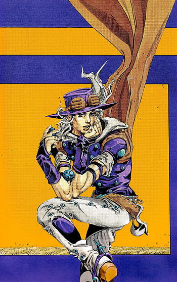 Gyro, jojo, araki art HD phone wallpaper