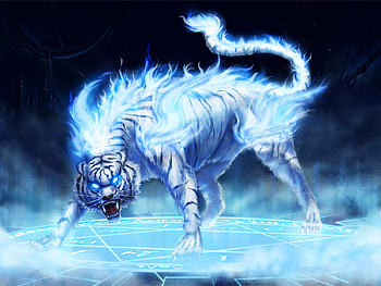 Fantasy, Tigers HD wallpaper
