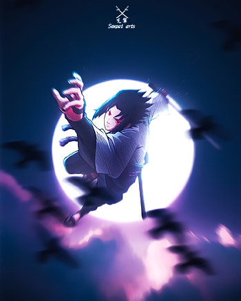 Sasuke vers 2 - Naruto, anime HD phone wallpaper