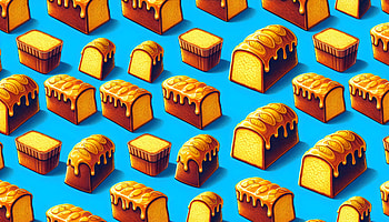 Delectable Pound Cake Array, pound cake, cake, bread, dessert, pattern HD wallpaper