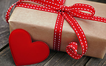 Love, Holiday, Box, Gift, Present, Heart, Ribbon, Ribbons HD wallpaper