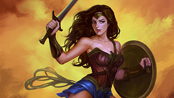 The Wonder Woman, wonder-woman, superheroes, artist, artwork, deviantart HD wallpaper