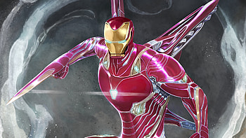 Iron Man Armor , iron-man, superheroes, artwork, artist, pixiv HD wallpaper