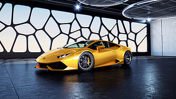 Yellow Lamborghini Huracan 2023, lamborghini-huracan, lamborghini, 2023-cars, cars, behance HD wallpaper